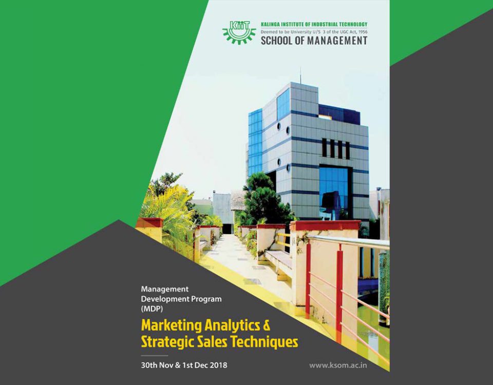 Marketing Analytics & Strategic Sales Techniques KSOM